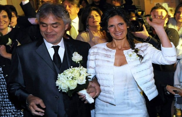 Andrea Bocelli marries longtime girlfriend Veronica Berti in Italy - Los  Angeles Times